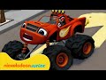 Blaze et les Monster Machines | La Blaze a des pneus glissants ! | Nickelodeon Jr. France