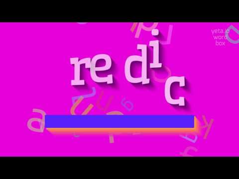 How to say "redic"! (High Quality Voices)