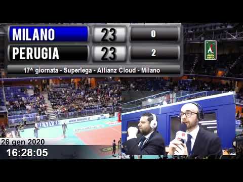 Allianz Milano vs Sir Safety Conad Perugia | 17^ Superlega 19/2020