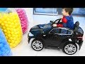 Baby Balls Learning Colors with Balls and cars for kids ride on