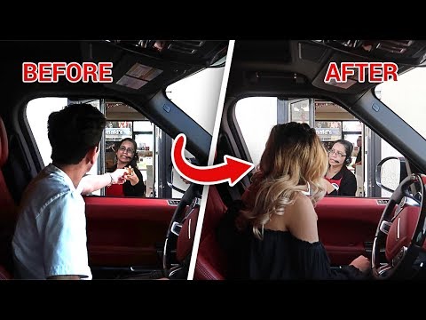 DRIVE THRU PERSON SWAP PRANK!**狂喜乱舞｜FaZeラグ (DRIVE THRU PERSON SWAP PRANK! **crazy freakout** | FaZe Rug)