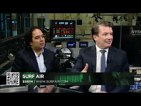 Surf Air Mobility, Inc.'s interviews with Stan Little, CEO, and Sudhin ...