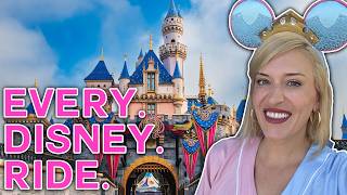 EVERY Disney Ride In ONE DAY: Disneyland | Ride & Rank Challenge | 35 Rides -- Hardest Single Park
