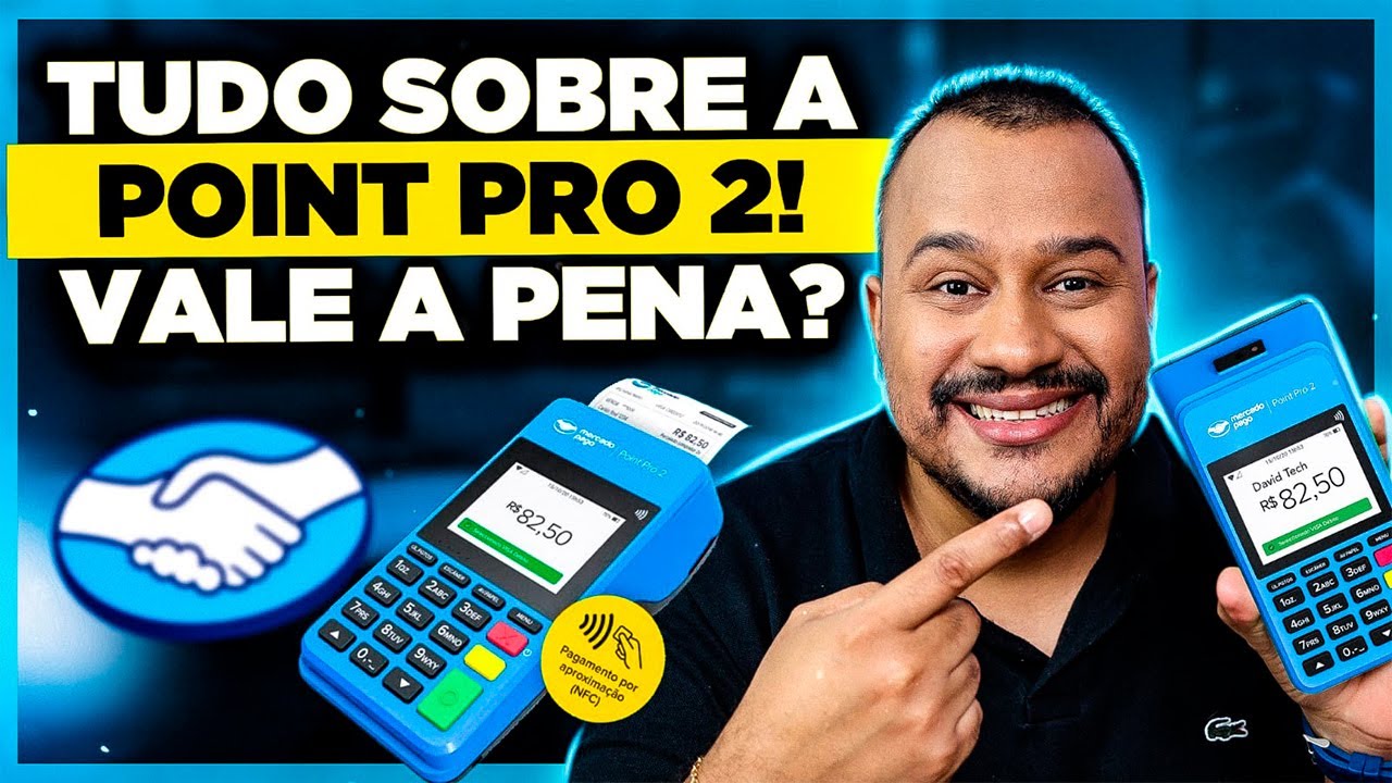 Testei POINT PRO 2 - ANÁLISE COMPLETA Máquina de Cartão MERCADO PAGO