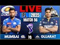 LIVE IPL 2025 Mumbai Vs Gujarat Live Cricket Match Score Commentary MI Vs GT Live Match