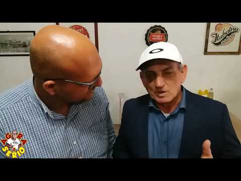 Junior agradece com um abraço forte o Prefeito Ayres Scorsatto pela Pavimentação da Estrada dos Ritas