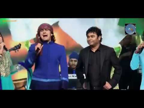 Sonu Nigam Singing "Jai Ho" First Time With A. R. Rahman must watch everyone