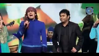 Sonu Nigam Singing &quot;Jai Ho&quot; First Time With A. R. Rahman must watch everyone