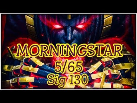 MORNINGSTAR 5 Star Rank Up 5/65 Gameplay Marvel Contest Of Champions