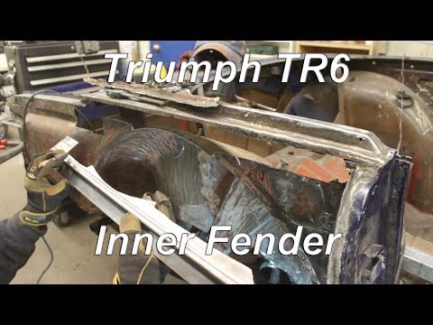 1974 Triumph TR6 Restoration - Part 16 - Inner Fender Repair