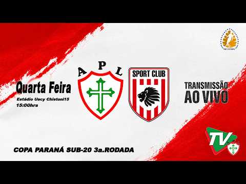 COPA PARANÁ SUB-20  PORTUGUESA LONDRINENSE X S.C. CAMPO MOURÃO
