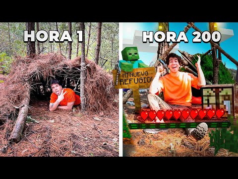 Sobreviví 7 días en Minecraft de la Vida Real - La Película