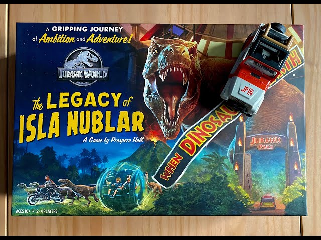 Vídeo relacionado con Funko Games - Jurassic Park: The Legacy of Isla Nublar Strategy Adventure Board Game - for Kids & Adults Age 10 Years Up - Family, 56323