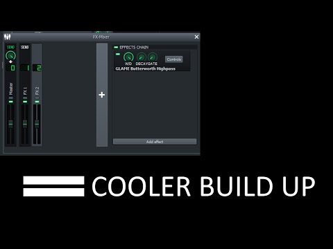 Make a cooler build up with GLAME butterworth in LMMS
