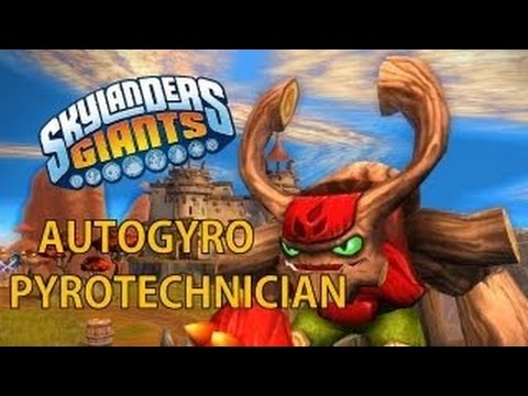 Skylanders Giants Autogyro Pyrotechnician Trophy PS3