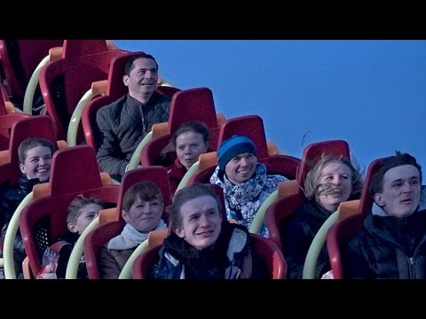 Сочи парк 2015 1080p 48fps, аттракционы, жар-птица и змей горыныч, Roman & noname, Snowboardtur