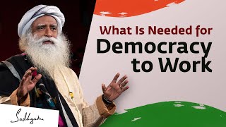 Is India Really Democratic? – Sadhguru Answers || Nation Matters Ep 02