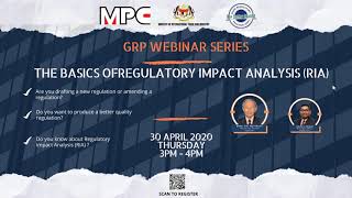 The Basics of Regulatory Impact Analysis - RIA
