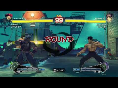 SSFIV Online: Tokido (Akuma) vs Mago (Fei Long) TRUE-HD QUALITY