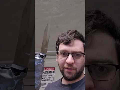 Improvised spear is resoundingly ok #test #weapon #martialarts #gaming#lastofus#spear#vs#selfdefense