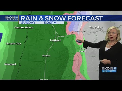 11 p.m. Thursday evening forecast KOIN 6 News Dec. 6, 2018