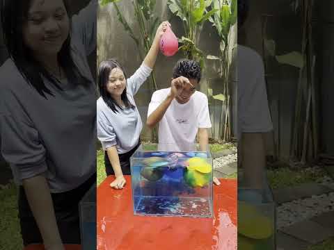 #arik dan bian bikin konten jangan sampai salah pilih balon