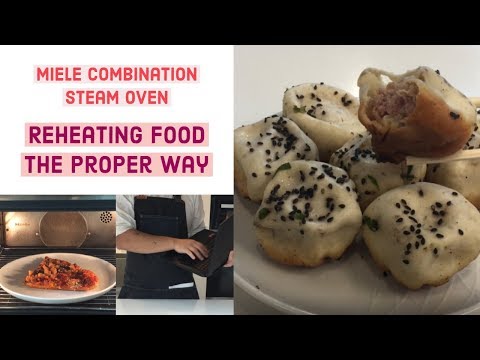 How to Reheat food - [Miele Steam COmbination Oven]