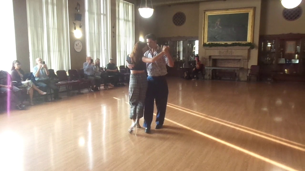 Argentine Tango sacada- Giros- Boleo  Maxi Copello & Raquel Makow  tangonation.com  11/18/2018