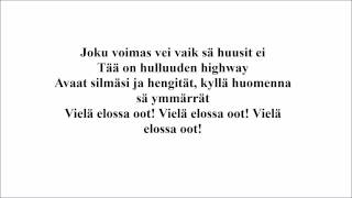 Haloo Helsinki! - Hulluuden Highway, Instrumental cover / Karaoke