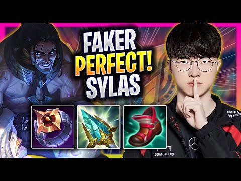 FAKER PERFECT GAME WITH SYLAS! - T1 Faker Plays Sylas MID vs Viktor! | Season 2025