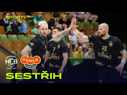 HCB Karviná vs. HC Dukla Praha 29:22 | Chance Extraliga | 5. kolo | SESTŘIH