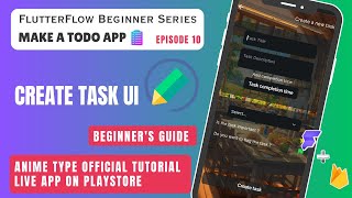 How to Create a Task UI in FlutterFlow | To-Do App UI Design Tutorial
