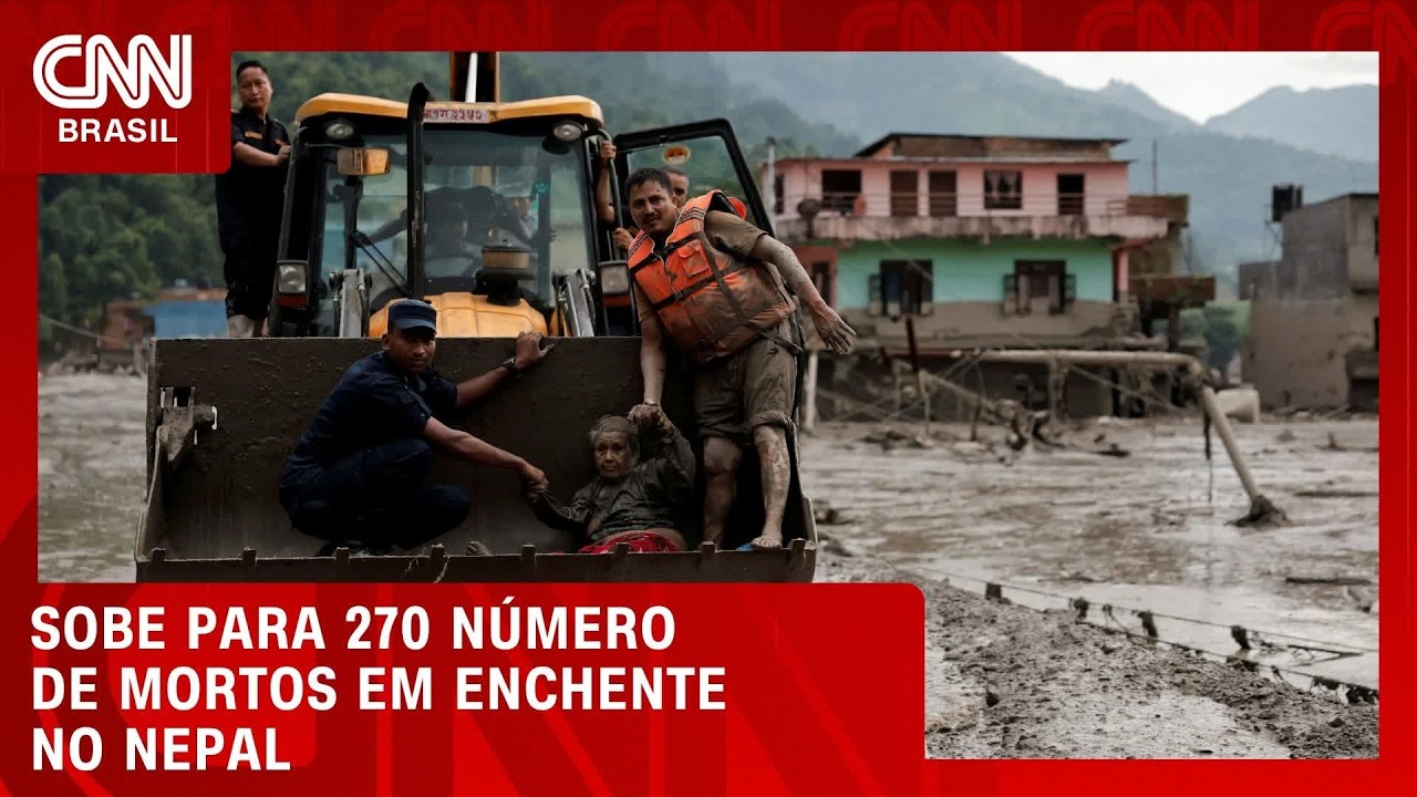Enchentes catastróficas deixam centenas de mortos no Nepal | CNN NOVO DIA