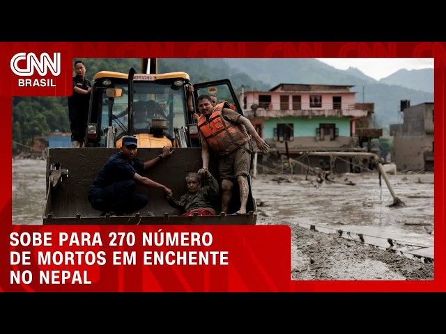 Enchentes catastróficas deixam centenas de mortos no Nepal | CNN NOVO DIA