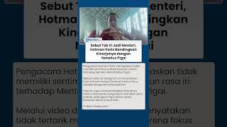 Sebut Tak Iri jadi Menteri, Hotman Paris Bandingkan Kinerjanya dengan Natalius Pigai