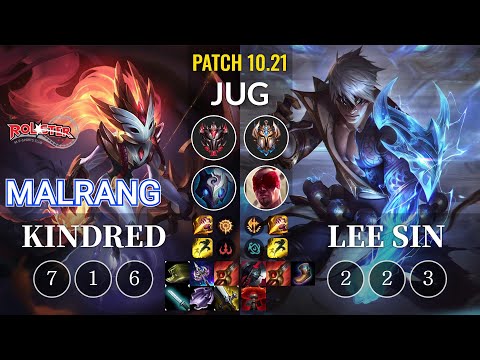 KT Malrang Kindred vs Lee Sin Jungle - KR Patch 10.21