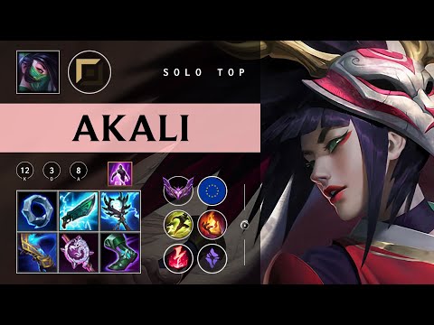 Akali Top vs Aatrox - EUW Master Patch 26.01