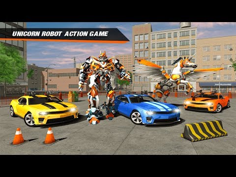 Real Robot Unicorn Horse Robot Car Transformation Android Gameplay