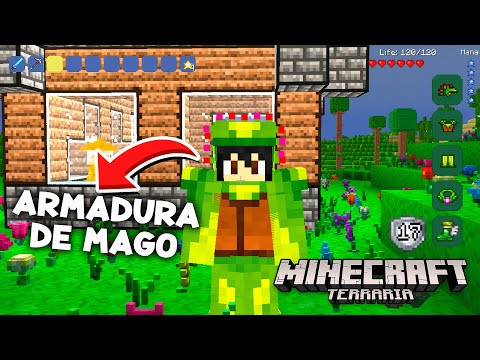 A ARMADURA DE MAGO DO TERRARIA NO MINECRAFT!  - TerrariaCraft #03