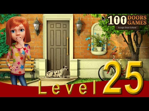 JOGO ESCAPE FROM SCHOOL - 100 DOORS GAMES | 100 PORTAS - LEVEL 25 ✅