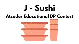 J - Sushi | Atcoder Educational DP Contest