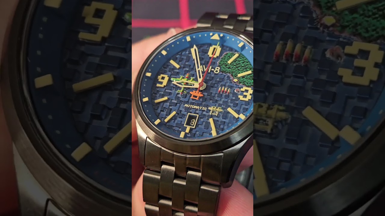 Capcom 1942 Watch by Avi8 #gamer #retrogaming #game #vintage #80s #watch