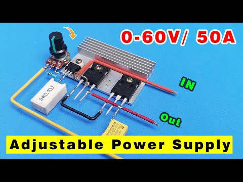 High powerful voltage and current Adjustable power supply, Voltage and Current Adjustable