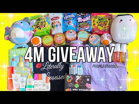 PURPLESTARS02 4 MILLION SUBSCRIBERS GIVEAWAY! 📦✨FREE TO ENTER