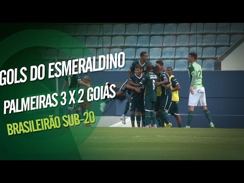 Gols - Palmeiras 3 x 2 Goiás - Brasileirão Sub-20