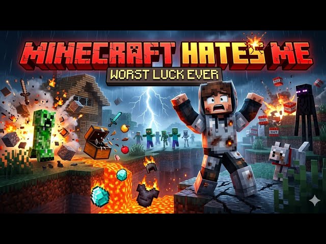 This Minecraft World Cursed Me (Worst Luck Ever)