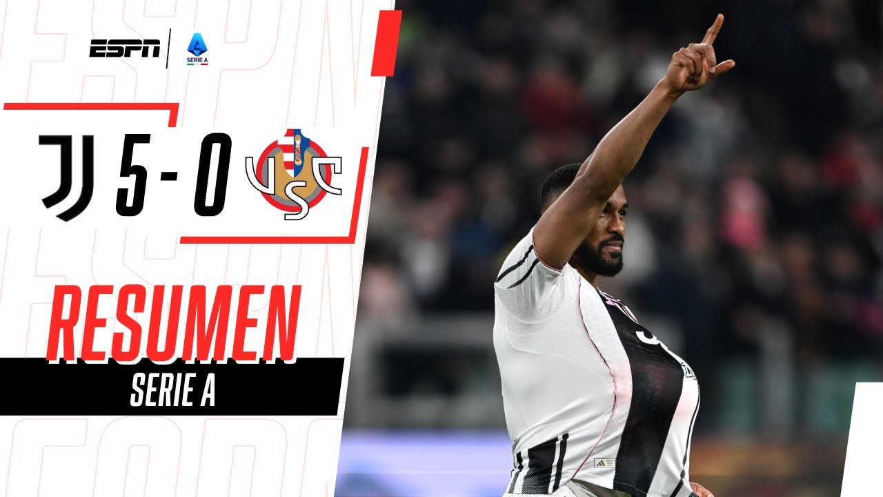 LA JUVE GOLEÓ SIN PIEDAD EN CASA Y SE ILUSIONA EN LA SERIE A | Juventus 5-0 Cremonese | RESUMEN