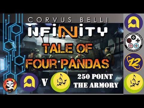 Fast Panda Gaming  Infinity N4 Battle Report   250 point   The Armory Shasvastii v Haqqislam 2.0