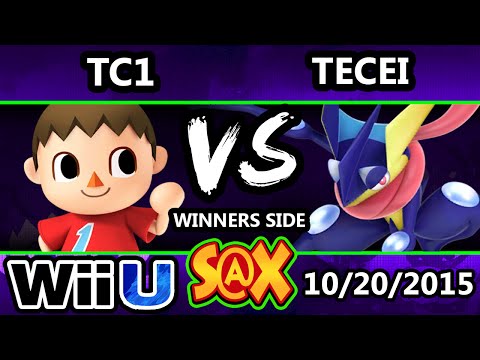 S@X 120 - TC1 (Villager, Yoshi) Vs. Techei (Greninja) SSB4 Tournament - Smash Wii U - Smash 4