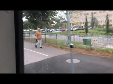 Sweden, Uppsala - Bus 30 Ride from Akademiska Ing. 50-60 to Slöjdgatan